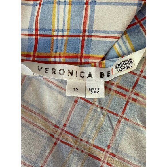 Veronica Beard Wixson Dress Multicolor Womens Size 12 - Picture 11 of 13